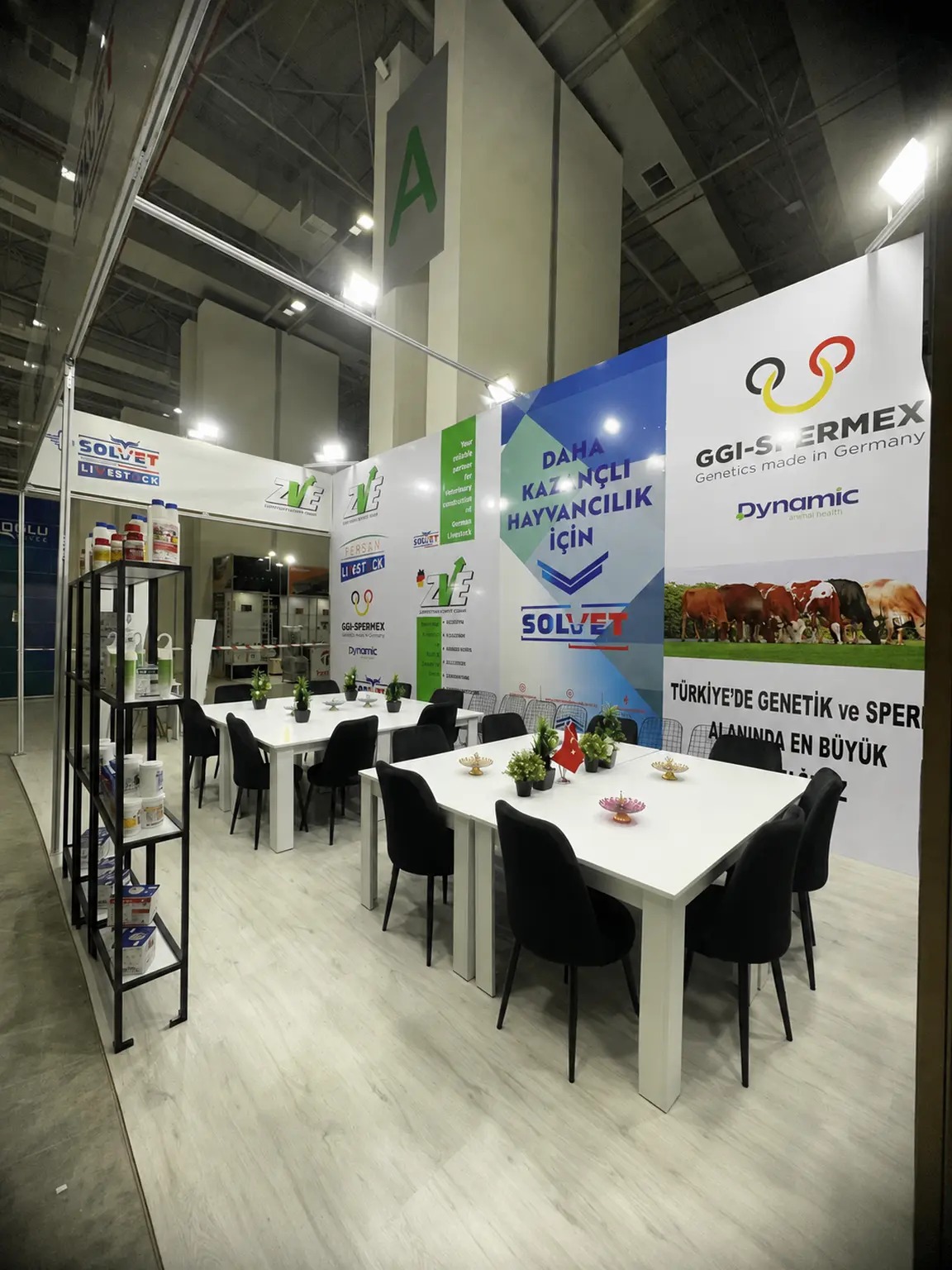 Fersan Livestock, Solvet, ZVE ve uluslararası iş ortaklarının fuar standı